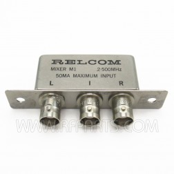 M1 RelCom BNC Female Mixer .2-500 MHz (NOS)