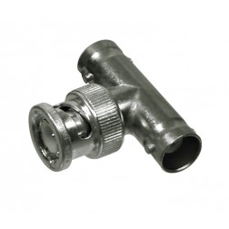 M55339/17-00274  Delta In-Series Adapter, BNC Male to Double Female, Delta