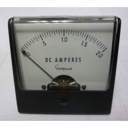 1227-A2 Simpson Meter Movement 0-2ADC (NOS)