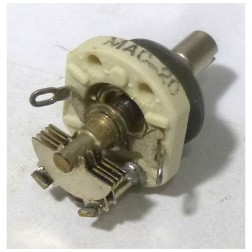 MAC20 Variable Capacitor, Panel Mount, 2.2- 21.5 pf, Hammarlund