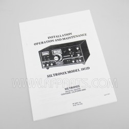 Installation Operation and Maintenance Manual for the Siltronix 1011D Transceiver