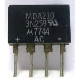 MDA210 Motorola Single-Phase Full-Wave Bridge Rectifier MDA210 / 3N259