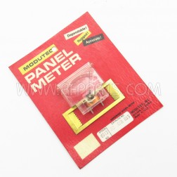 ME-DMA-003 Modutec 0-3 DC Milliamperes Edge Meter with Mounting Plate (NOS)