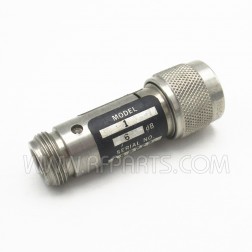 Model 1 Weinchel Type-N Male/Female Fixed Attenuator 6dB 2w (Pull)