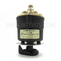 74 Bird 50 Ohm 6 Position Coaxial Selector Switch Type-N Female DC-10GHZ (NOS)