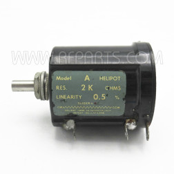 Model A Helipot Precision Potentiometer 2K Ohms ±5% (NOS)