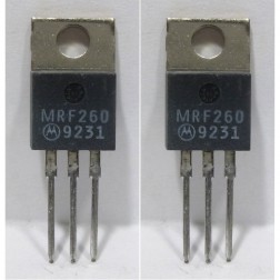 MRF260 Motorola NPN Silicon RF Power Transistor 12.5V 175 MHz 5.0W Matched Pair (2) (NOS)