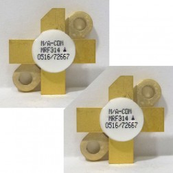 MRF314 M/A-COM NPN Silicon Power Transistor 30W 30-200MHz 28V Matched Pair (2)