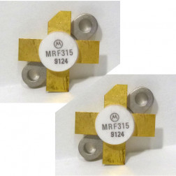 MRF315 Motorola NPN Silicon RF Power Transistor 28 Volt Matched Pair (2) (NOS)