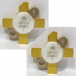 MRF429 Motorola NPN Silicon Power Transistor 150W (PEP) 30 MHz 50V Matched Pair (2) (NOS)