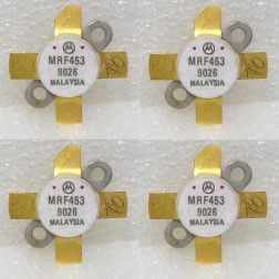 MRF453 Motorola NPN Silicon Power Transistor 60W 30 MHz 12.5 V Matched Quad (4) (NOS)
