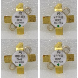 MRF460 Motorola NPN Silicon Power Transistor 40W (PEP) 30 MHz 12.5V Matched Quad (4) (NOS)