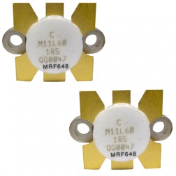 MRF648 / M11L60 Motorola NPN Silicon RF Power Transistor 12.5V 470 MHz 60W Matched Pair (2)