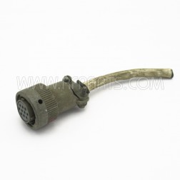 MS3116F12-10S Bendix Miniature Circular Female Connector 10 Contacts (Pull)