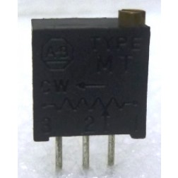 MT2W101 3/8" Square Trimpot Trimming Potentiometer, 100 ohm, 0.5 watt, 10% Tol, Allen Bradley