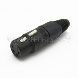 NC4FX-B Neutrik 4 Pole Female XLR Cable Connector (NOS)