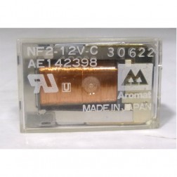 NF2-12V-C Aromat DPDT PCB Mount Relay (NOS)