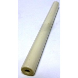 NL523W01-450 Standoff Insulator, Glazed Ceramic, 4 1/2" Long x 3/8" Diameter with Threaded Mounting Holes