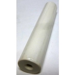 NL523W03-032 Centralab Glazed Ceramic Standoff Insulator 4" Long x 3/4" Diameter with Threaded Mounting Holes