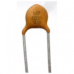 5103 Multi-Products Radial Capacitor 500pf 1kv 5% (NOS)
