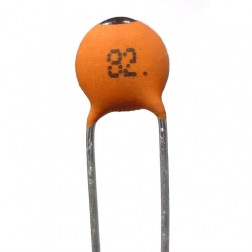 NP0 Ceramic Disc Capacitor 82pf 500 volt 5%