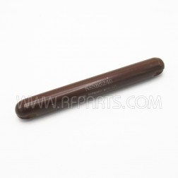 NS3B5240 Stewart Glazed Ceramic Antenna Tiedown Insulator 6-1/8" long x 3/4" diameter (NOS)