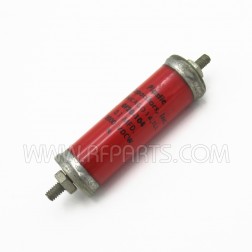 0F20-104 Plastic Capacitors Glass Body Oil-filled Capacitor .01mfd 2kvdcw (Pull)