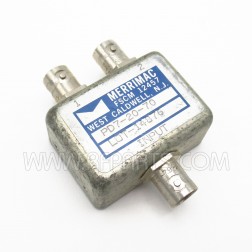 PD7-20-70 Merrimac 75 ohm 2-Way BNC Power Divider / Combiner (Pull)