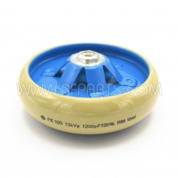 PE100 Vishay Plate Capacitor 1200pf 13kvp 20% (NOS/NIB)