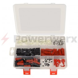 150 Piece Assorted 15/30/45A Anderson Powerpole Case