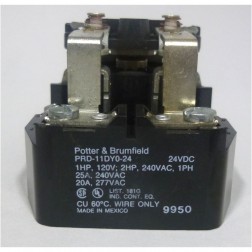 PRD11DYO-24; Relay, dpdt, P&B