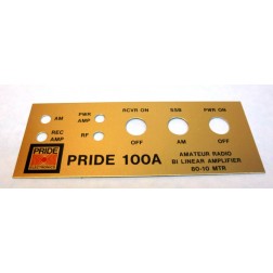 PRIDEFACE100A Pride Replacement Faceplate for 100A