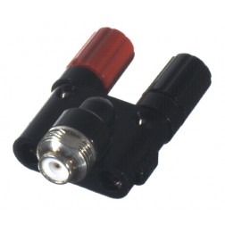 PT-4010-020 RF Industries Unidapt Female to Double Binding Post