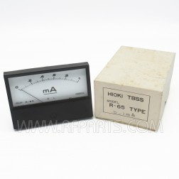 R-65 Type Hioki TBSS DC 1mA Panel Meter (NOS/NIB)