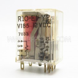 R10-E1-Y2-V185 Potter & Brumfield DPDT Relay 12v with Solder Terminals (NOS)