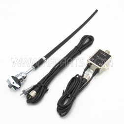 RA-2-CB AFCO Rubber CB Antenna with Cable and CB-AM/FM Radio Splitter 27MHz (NOS)