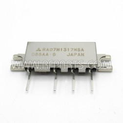 RA07M1317MSA-101 Mitsubishi RF Power Module 130-170 MHz 7W 7.2V METAL CASE (NOS)