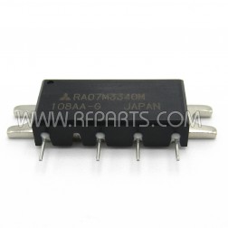 RA07M3340M Mitsubishi RF Module 330-400 MHz 7 Watt 7.2V (NOS)
