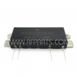 RA20H8087M Mitsubishi RF Module 806-870 MHz 20 Watt 12.5V (NOS)