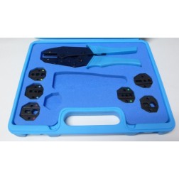 RFA-4005-501 RF Industries Crimping Tool Kit with 6 Dies and Hard Case