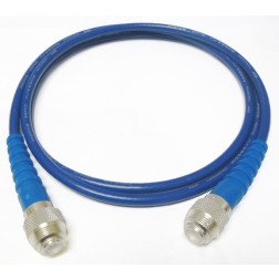RFA-4070-48 RF Industries 48" Double Shield Unicable RG58/U with Blue Jacket