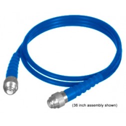 RFA-4070-72 RF Industries 72" Unicable™ RG58U with Blue Jacket