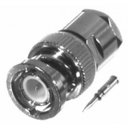 RFB-1101-1X RF Industries BNC Male Clamp Connector for Cable Group X