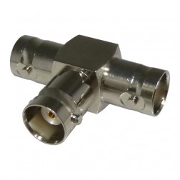 RFB-1131 RF Industries BNC Triple Female TEE In Series Adapter