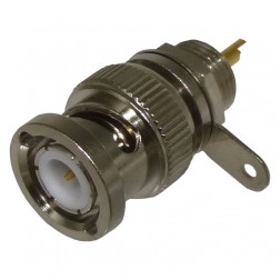 RFB-1143 RF Industries BNC Male Bulkhead Chassis Connector