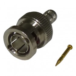 RFB-1707-Q RF Industries BNC Male Crimp Connector 75 Ohm for Cable Group Q
