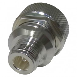 RFD-1671-2 RF Industries 7/16 Din Male to Type-N Female Between Series Adapter