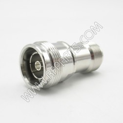 RFD-43F-NF RF Industries 4.3-10 Female to Type-N Female Low PIM Between Series Adapter