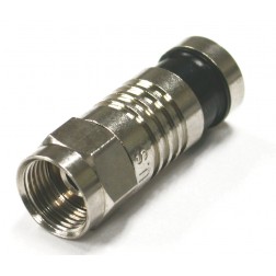 RFF-1401-D RF Industries Type F Male Compression Clamp for Cable Group D