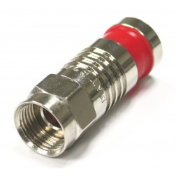 RFF-1401-Q RF Industries Type F Male Compression Clamp for Cable Group Q